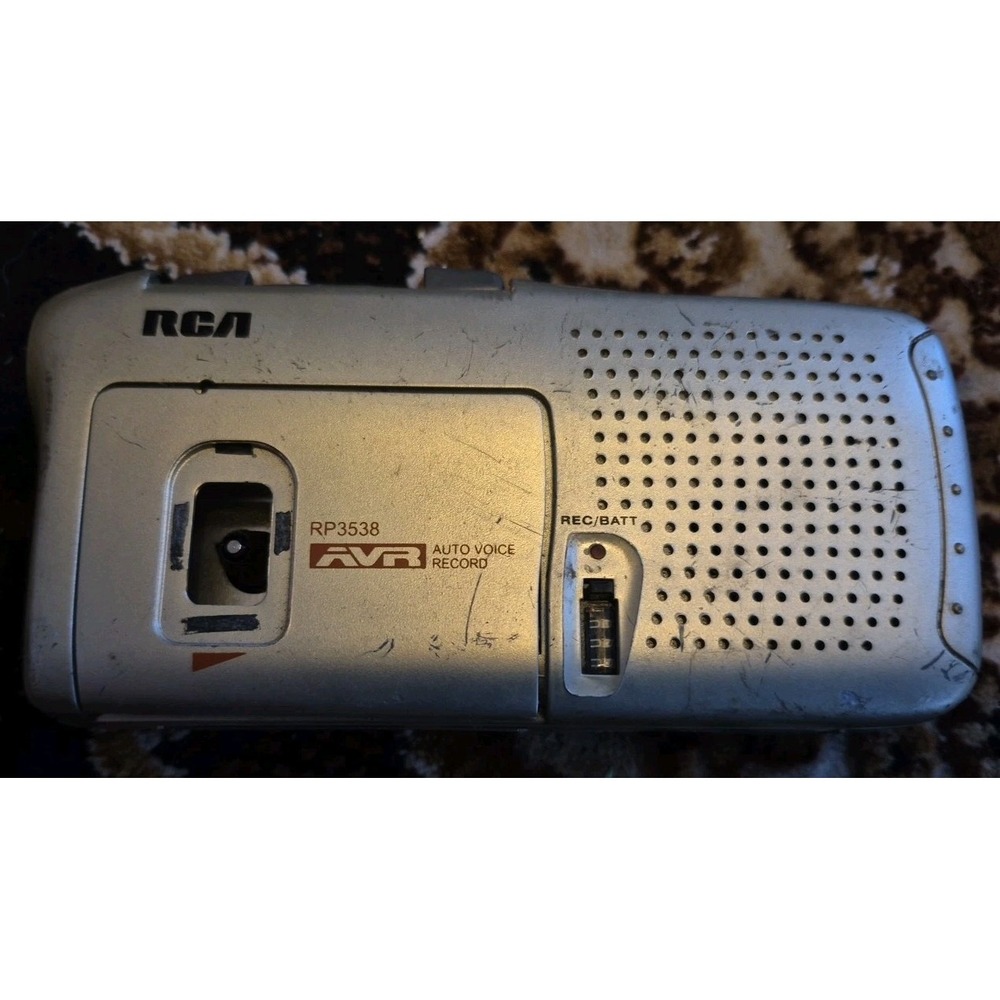 Vintage RCA Micro Cassette Recorder RP3538-B  For Parts‎ Repair